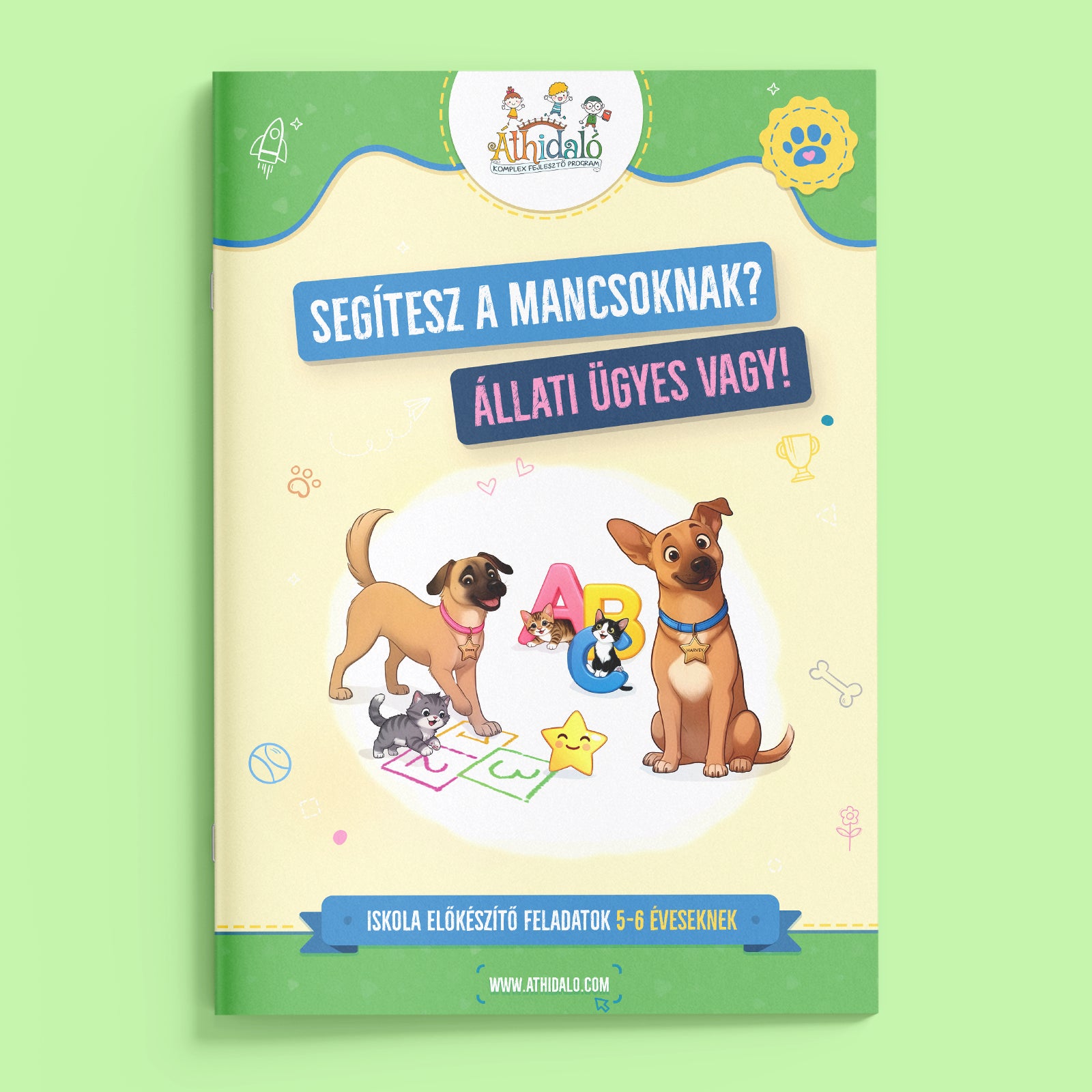 Mancsos Iskola Előkészítő Füzet